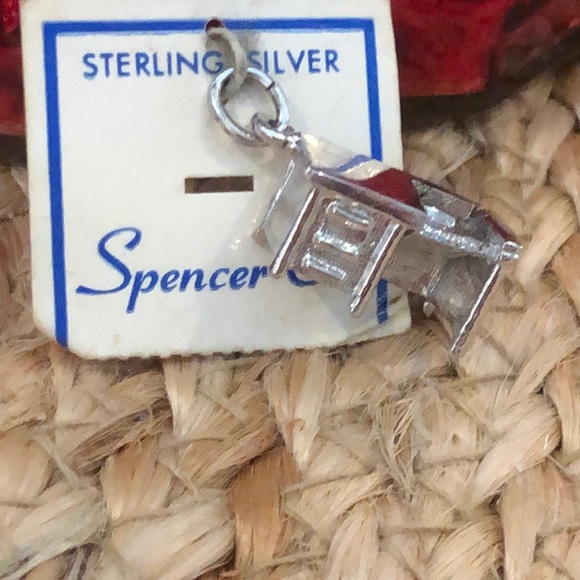 SPENCER CO. Sterling Silver vintage desk charm NWT - Picture 1 of 10